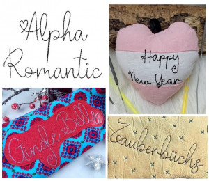 16. Dezember: Stickserie - Alpha Romantic